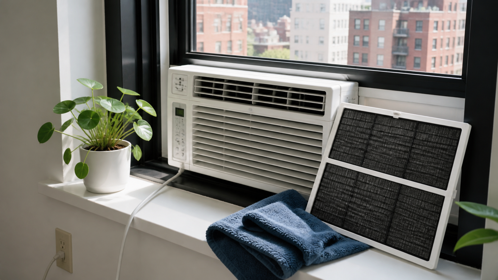 Window AC Cleaning